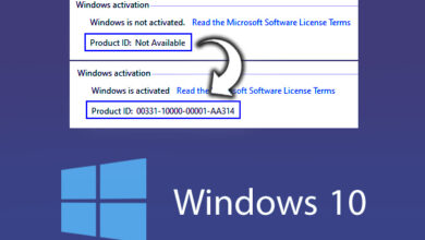 تفعيل ويندوز 10 8 7